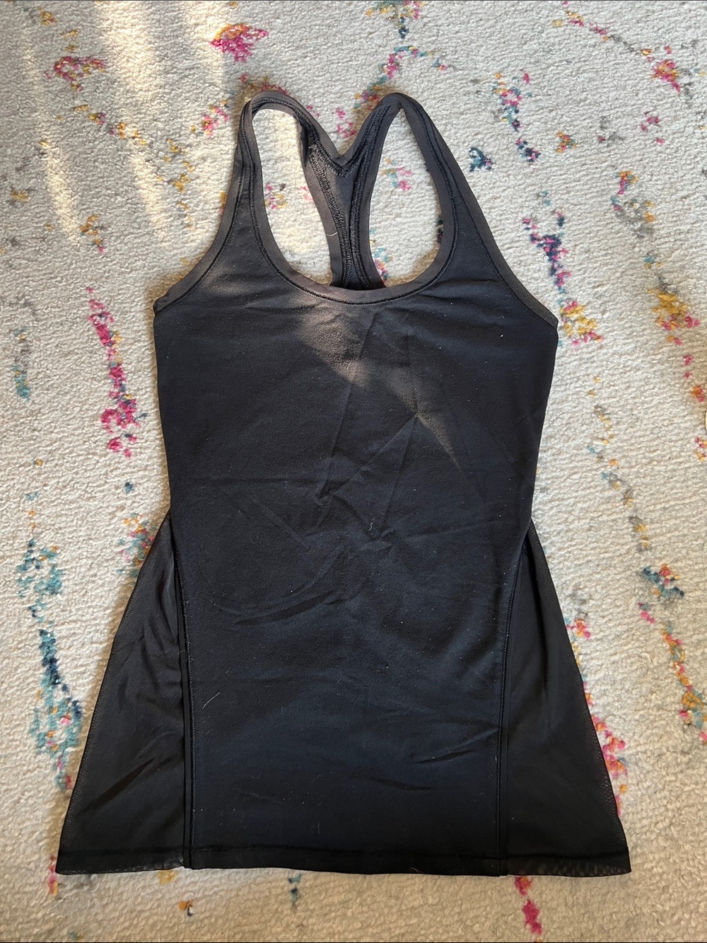 Lululemon Black Racerback Tank Top